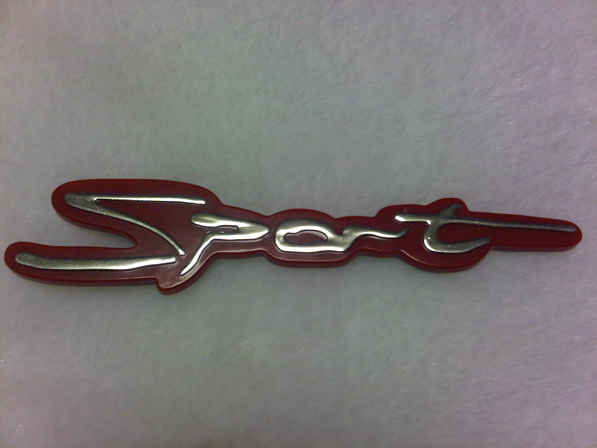 Sport Emblem with Red Base